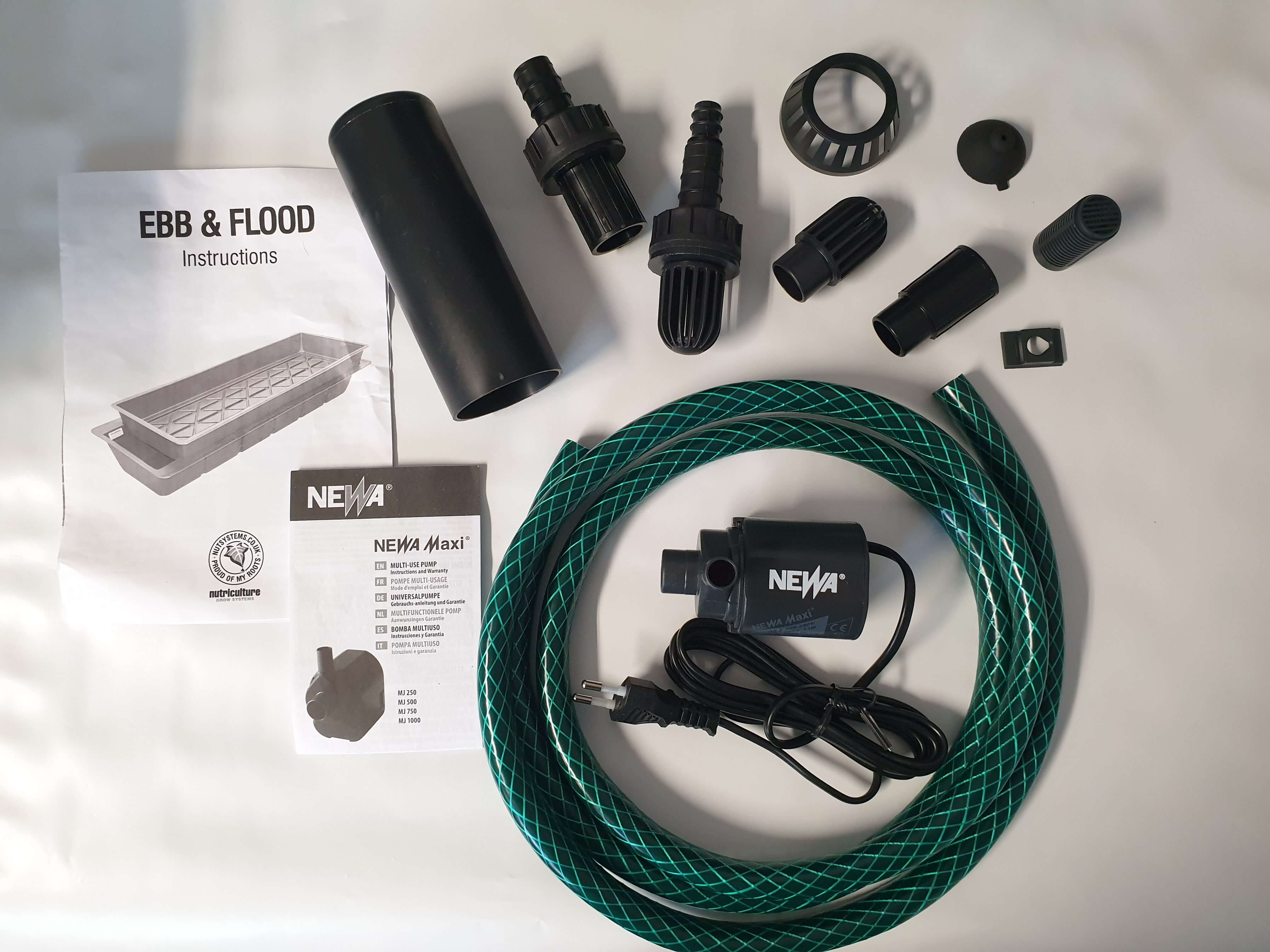 Nutriculture Ebbe Flut 620 KITBOX Bewässerungssystem Details 2